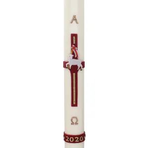 Agnus Lamb Wax Relief Paschal Candle