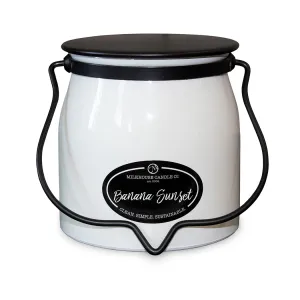 Banana Sunset 16oz Butter Jar Candle by Milkhouse Candle Co.