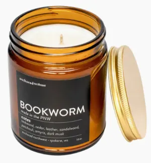 Bookworm Scented Soy Candle