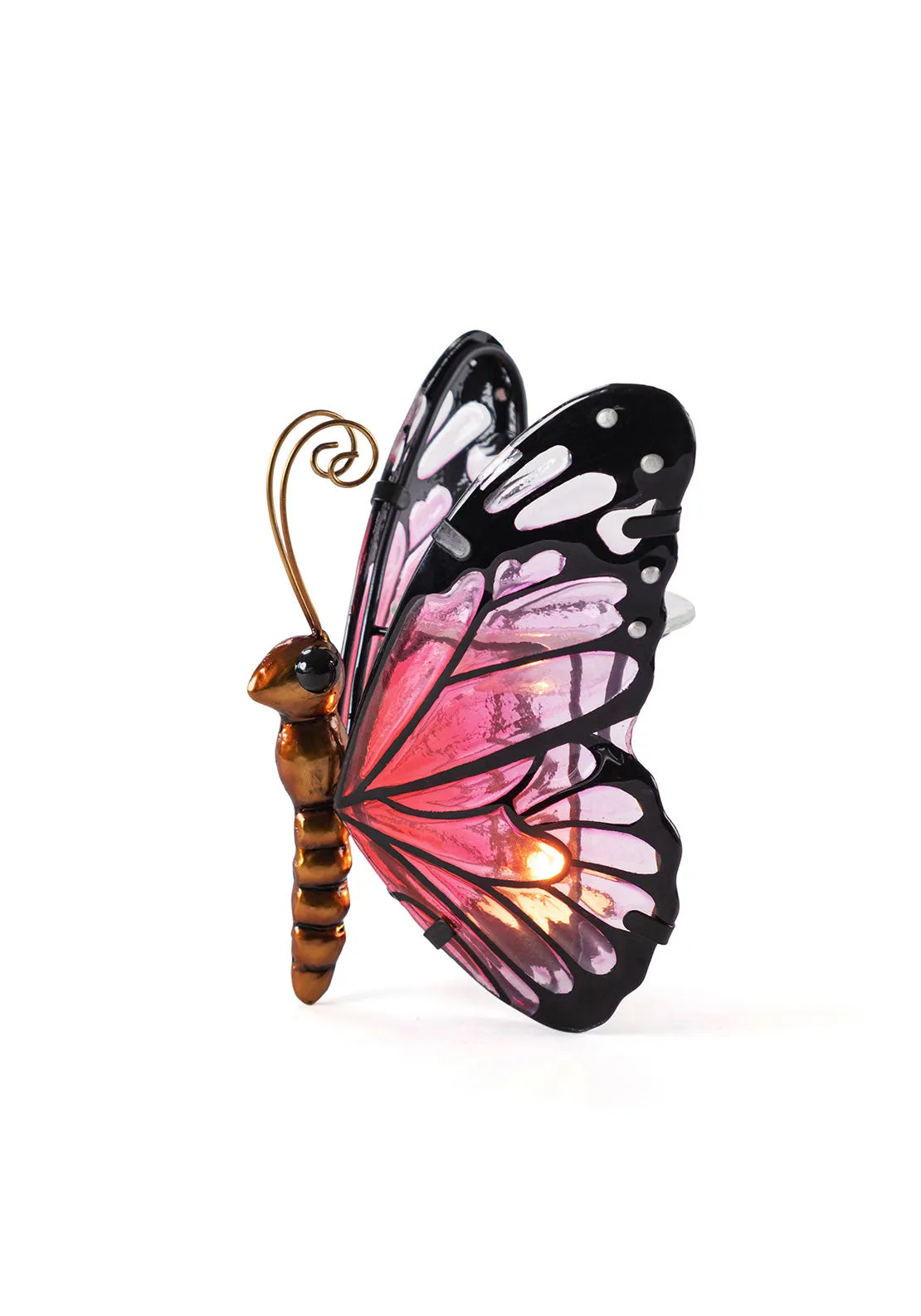 Cerise Tealight Butterfly