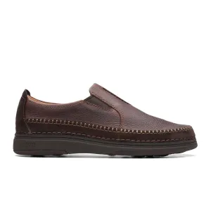 Clarks Nature 5 Walk Slip On (Men) - Dark Brown Combi