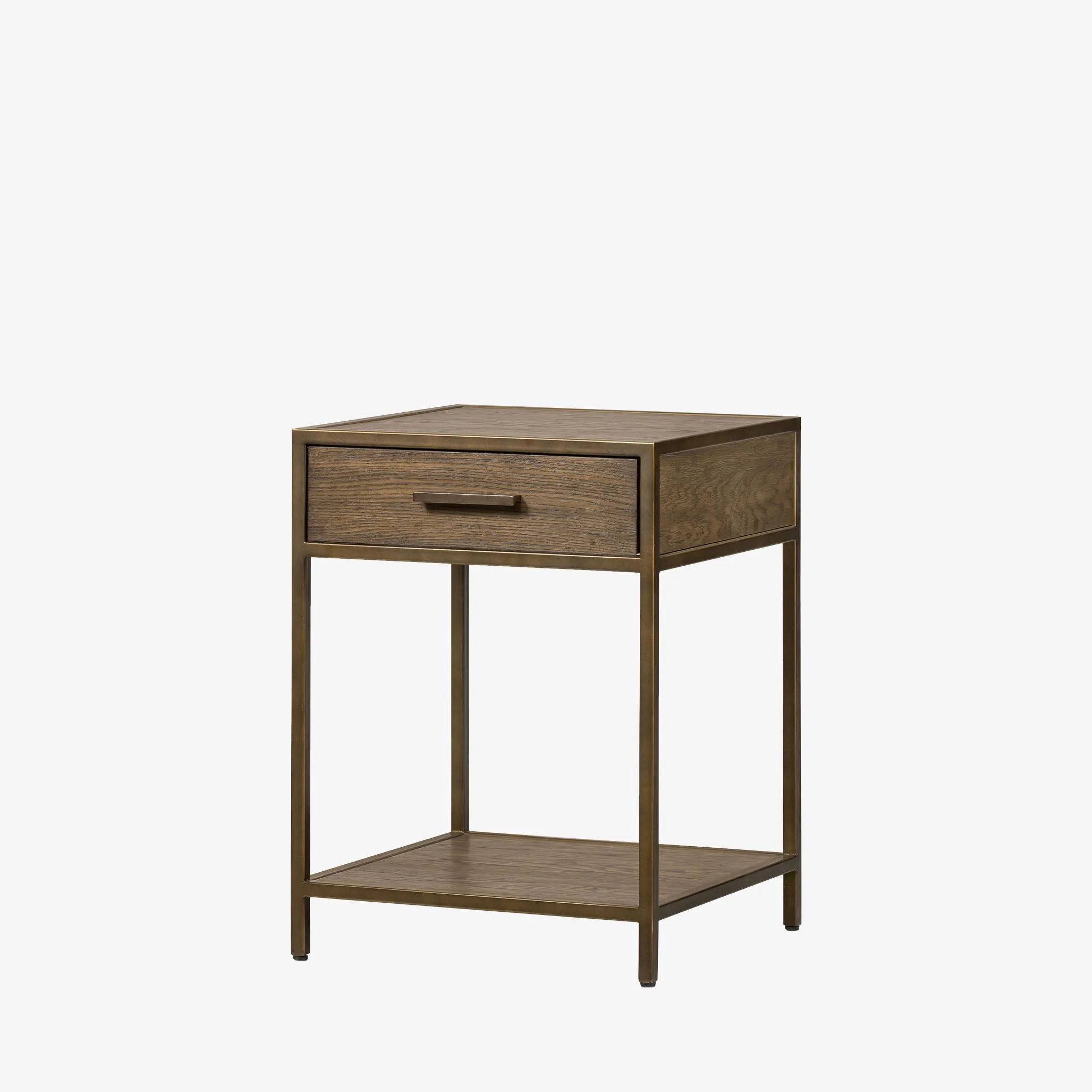 Four Hands Mason Nightstand in Dark Hazel