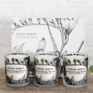 Freesia & Orange Blossom Classic Candle Trio