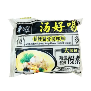 Instant Noodles Pork Soup Flavor BAIXIANG 113g