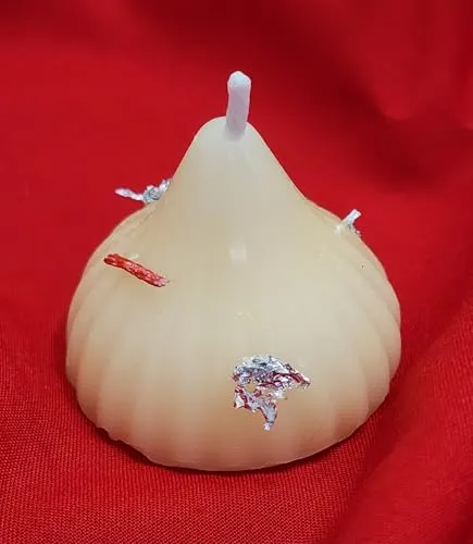 KAAVANG Candles Decoration Candles Gift for Home Decor | Scented Candles | Candles Smokeless & Dripless (Lively Lemon, Modak - Orange & White)