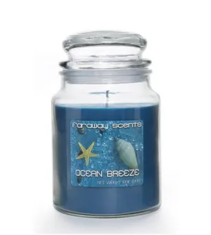 LIBERTY CANDLES Faraway Scents Ocean Breeze - 18oz