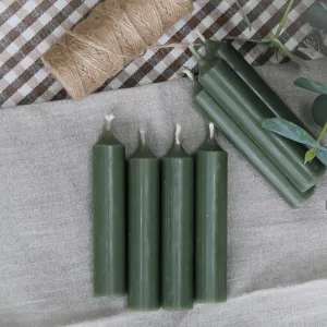 Olive Dinner Candles | Bundle of 7