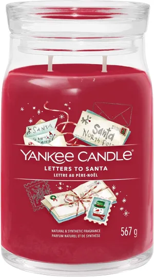 Yankee Candle Letters to Santa Signature Large Jar